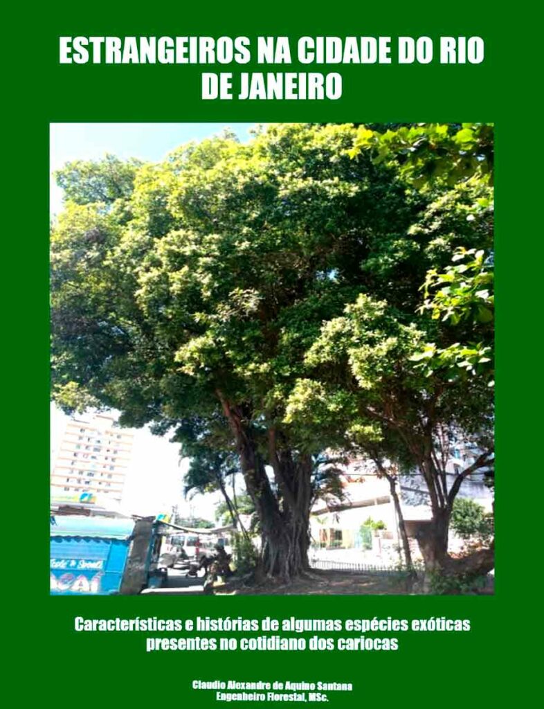Capa do e.book "Estrangeiros na Cidade do Rio de Janeiro" do Engº. Florestal Claudio Santana