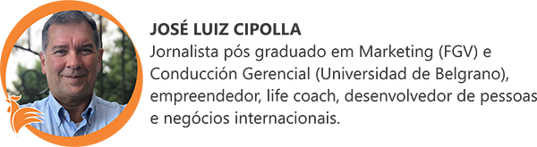 Jornalista pós graduado em Marketing (FGV) e3 Conducción Gerencial (Universidad de Belgrano), empreendedor, life coach, desenvolvedor de pessoas e negócios internacionais