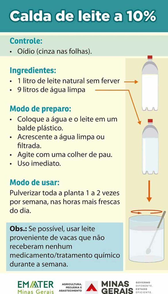 Receita de calda de leita a 10%