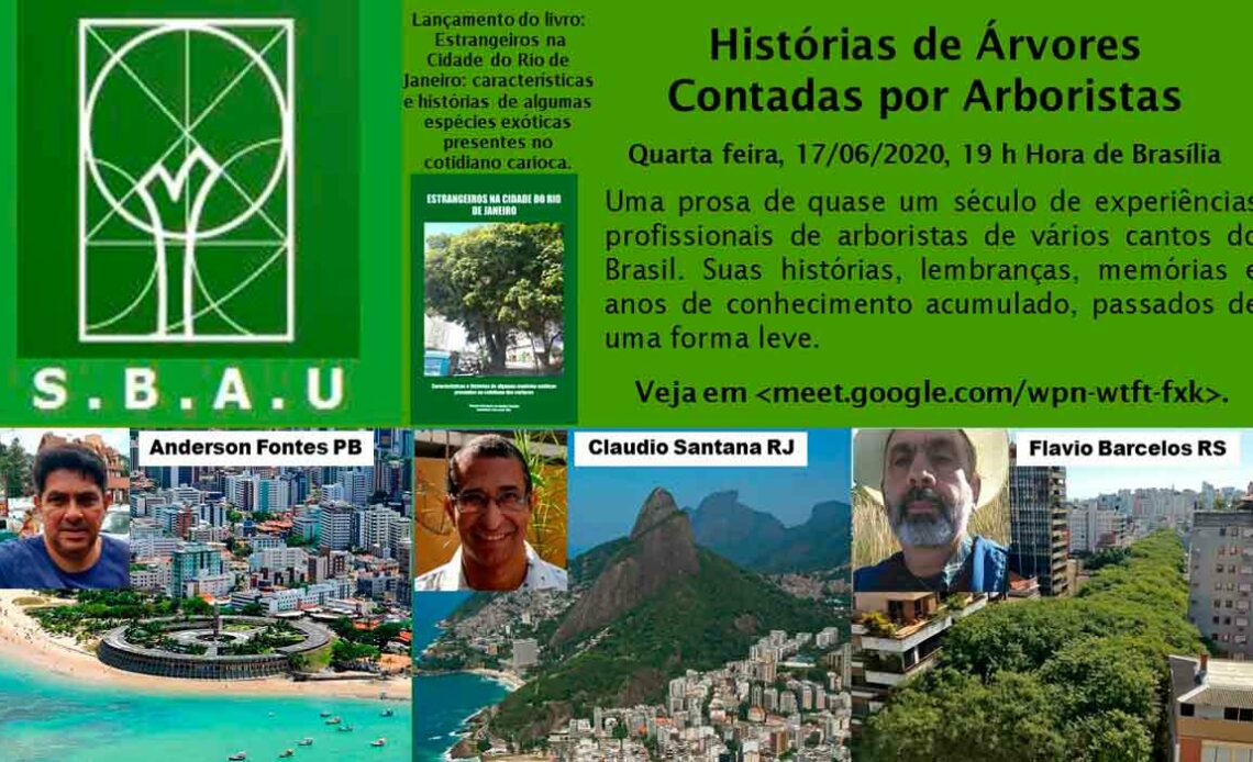 Chamada para vídeo-conferência "Histórias de árvores contados por arboristas"