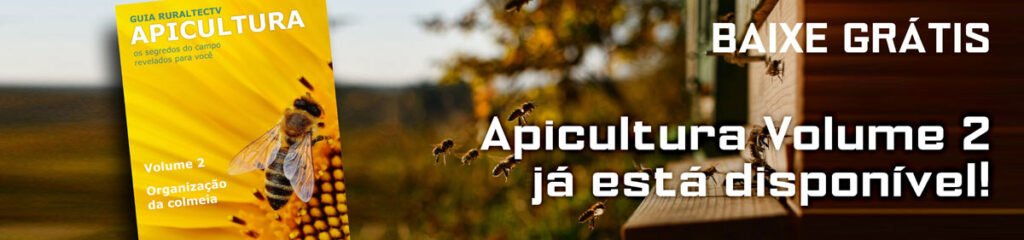 Banner do Guia de Apicultura RuraltecTV Vol. 2 para download