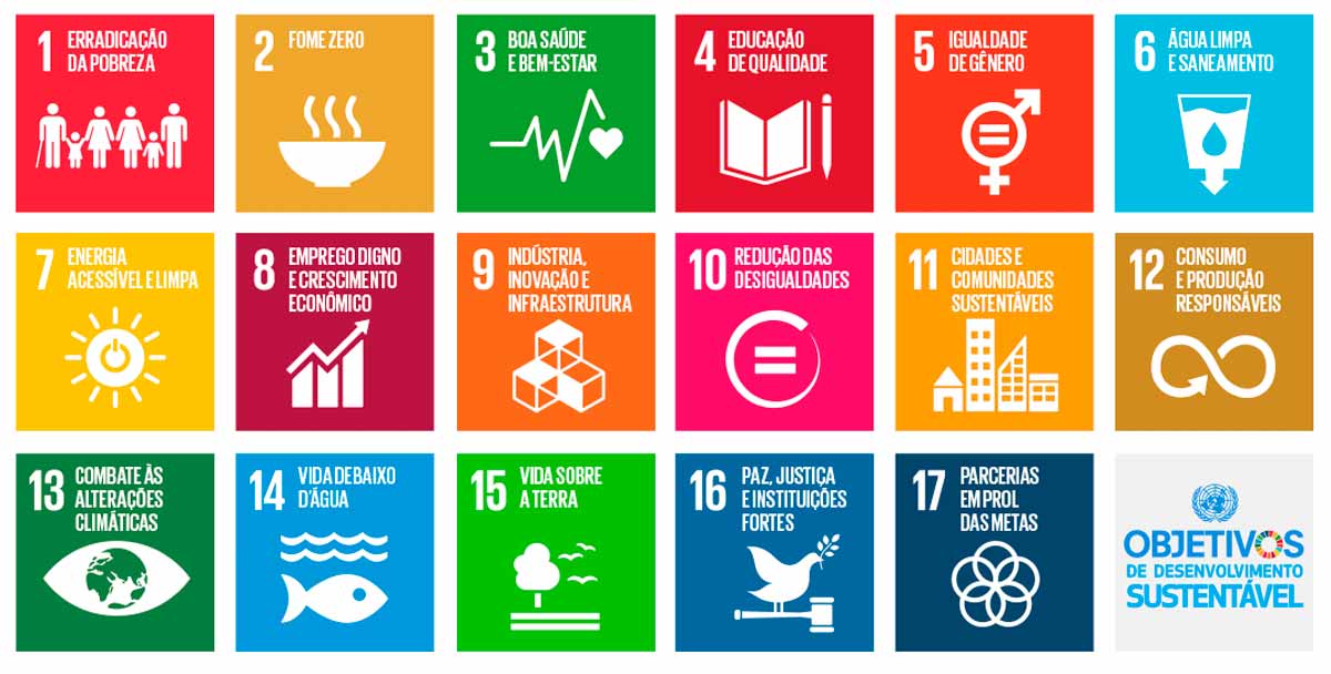 Os 17 objetivos de desenvolvimento sustentável (ODS)