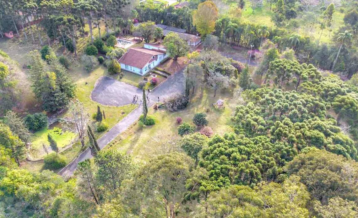 Vista aérea da Granaja do Canguiri - Pinhais/PR