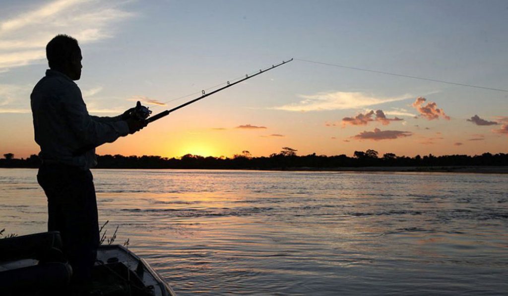 Pescando em Goiás