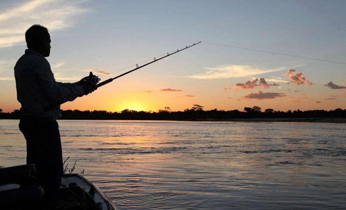Pescando em Goiás