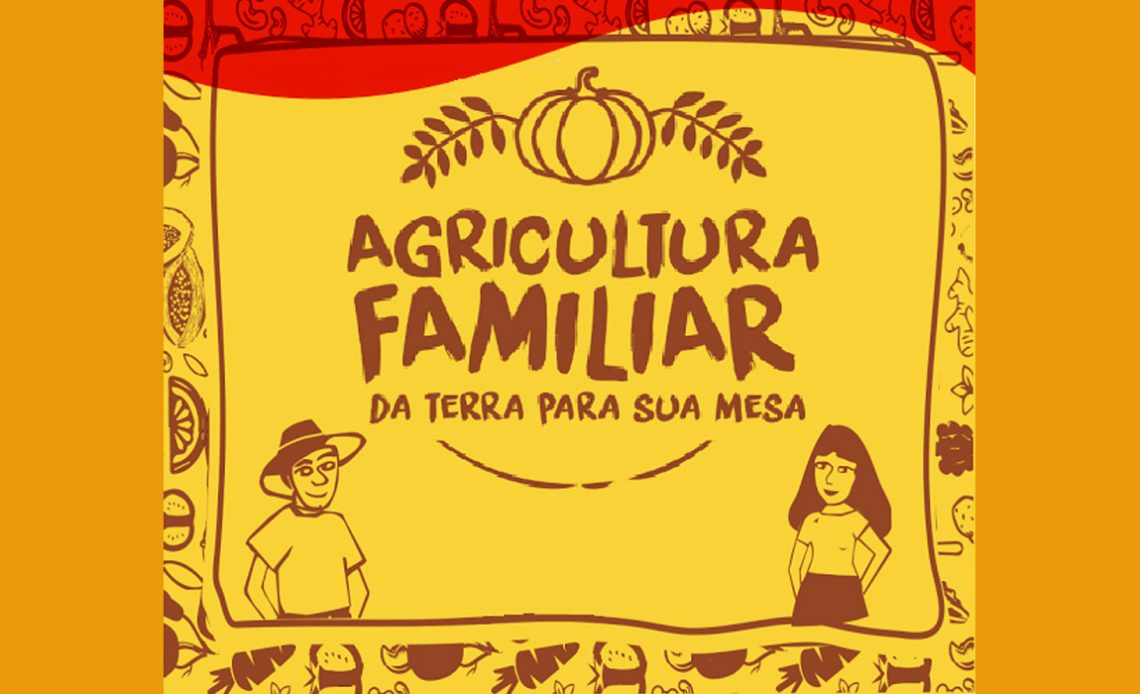 Ilustração sobre a agricultura familiar