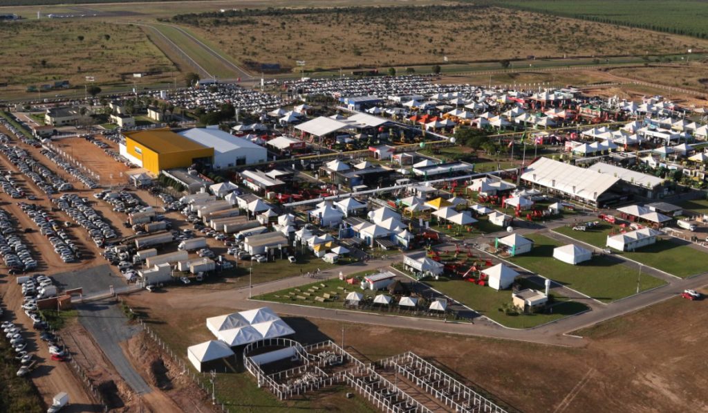 Imagem aérea de Exposição Agropecuária