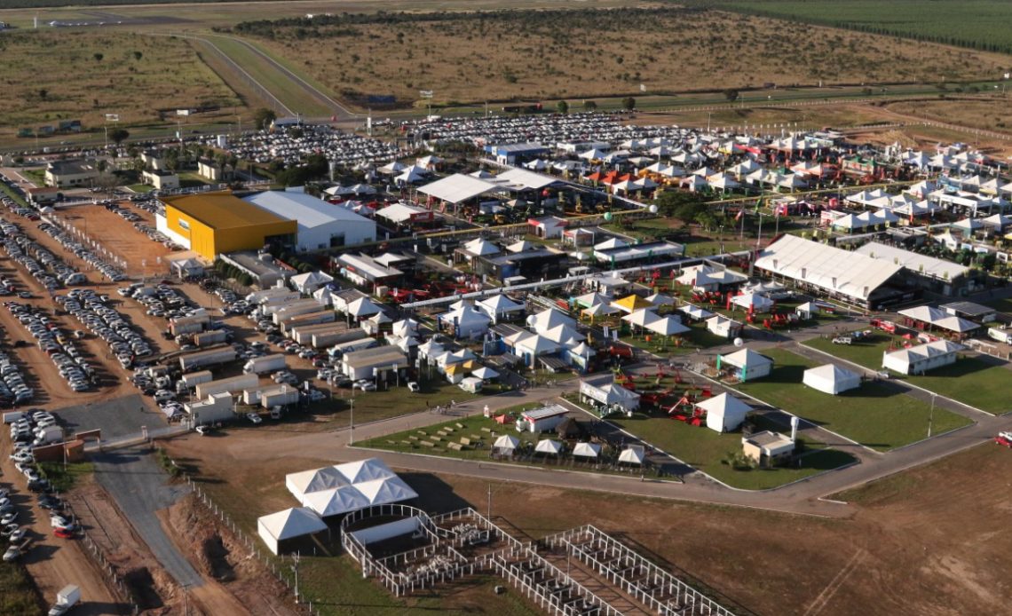 Imagem aérea de Exposição Agropecuária