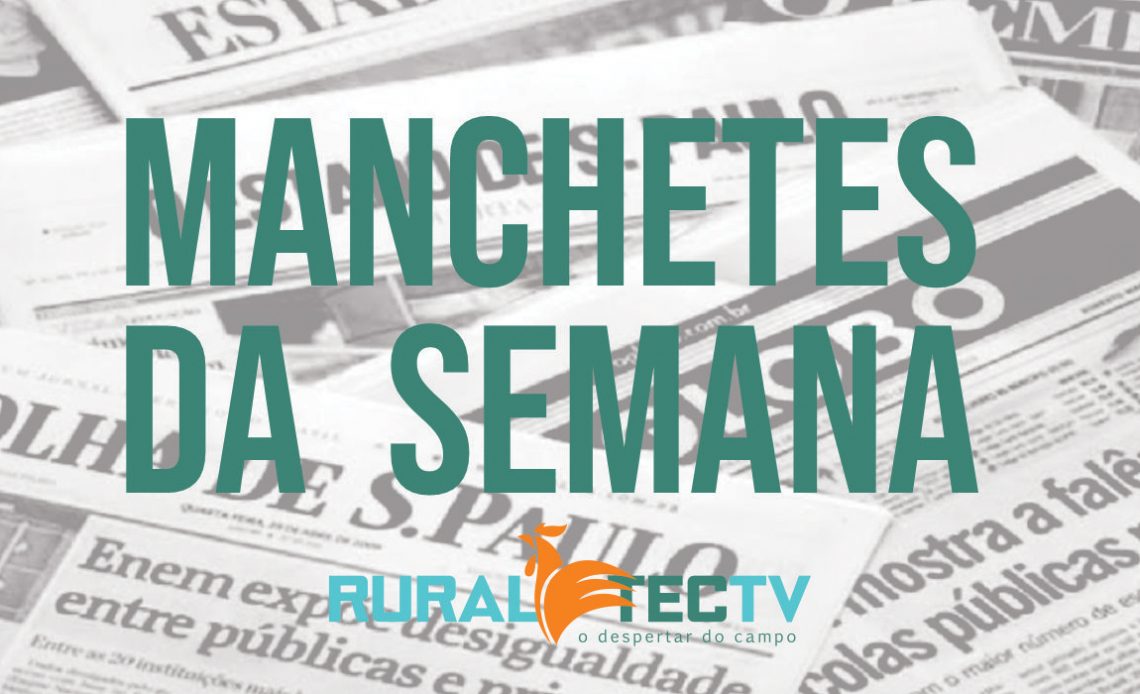 Manchetes da semana 28-05 a 03-06-2021