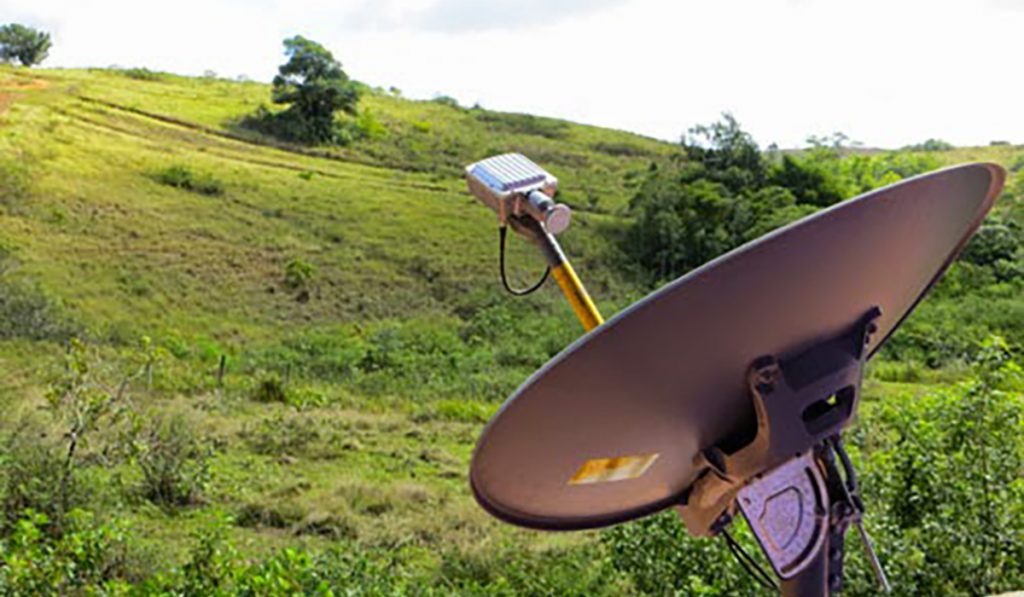 Antena em propriedade rural