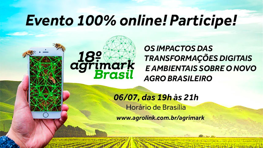 Chamada do 18º Agrimark Brasil Virtual