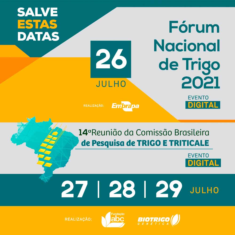 Chamada para o Fórum Nacional do Trigo 2021