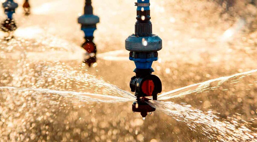 Sprinklers de pivô de irrigação
