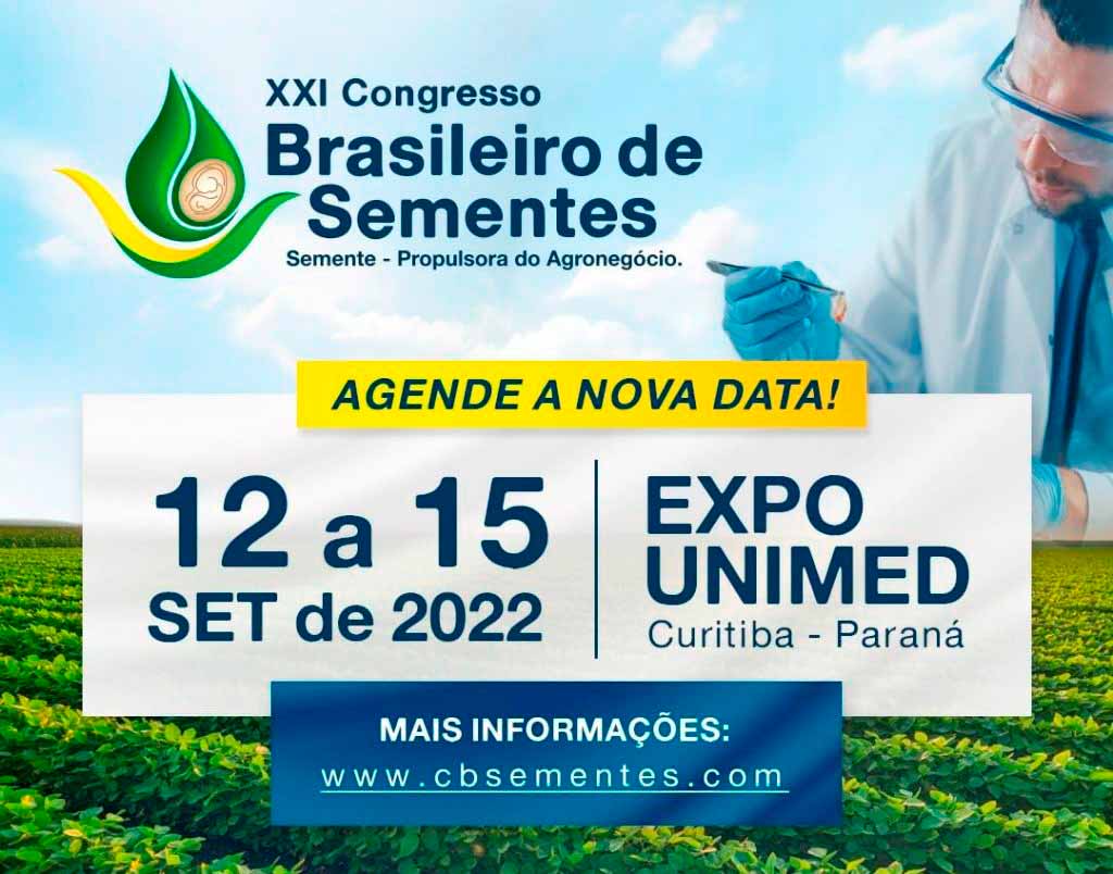 Chamada para o XXI Congresso Brasileiro de Semente - 2022