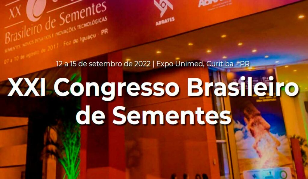 Chamada para o XXI Congresso Brasileiro de Semente - 2022