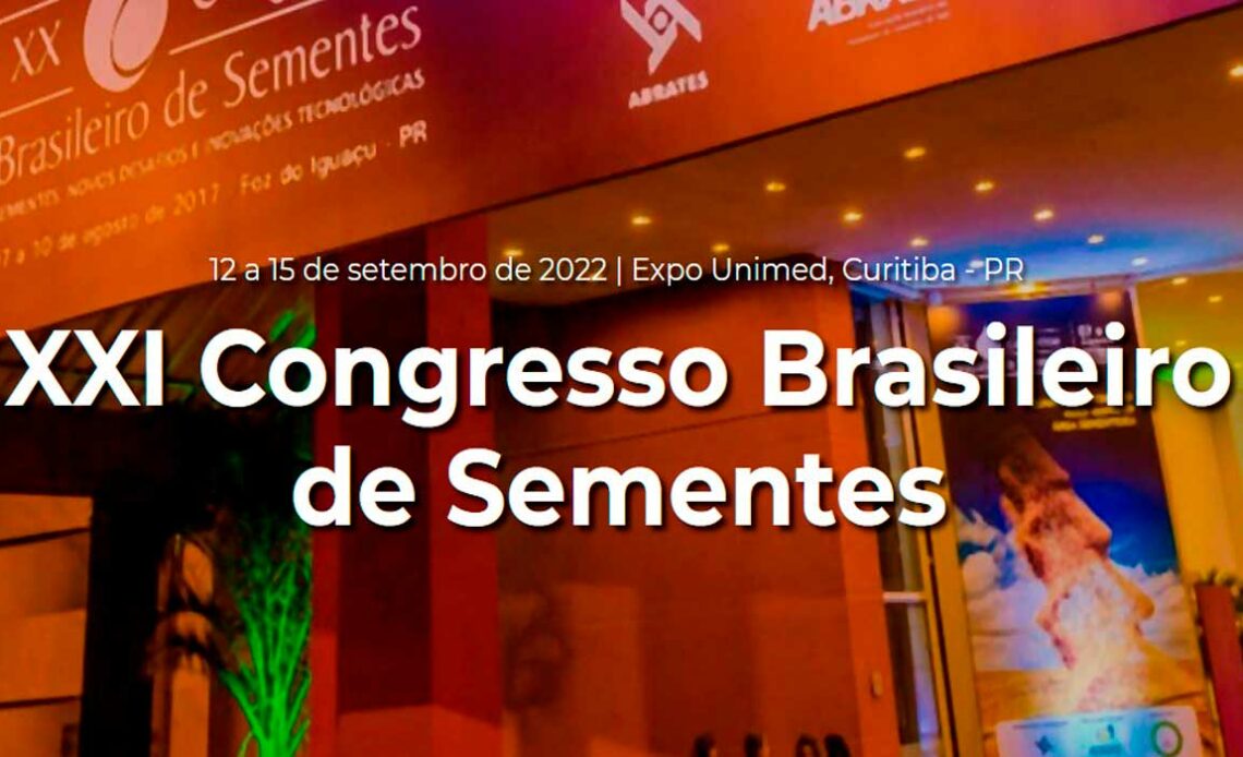 Chamada para o XXI Congresso Brasileiro de Semente - 2022