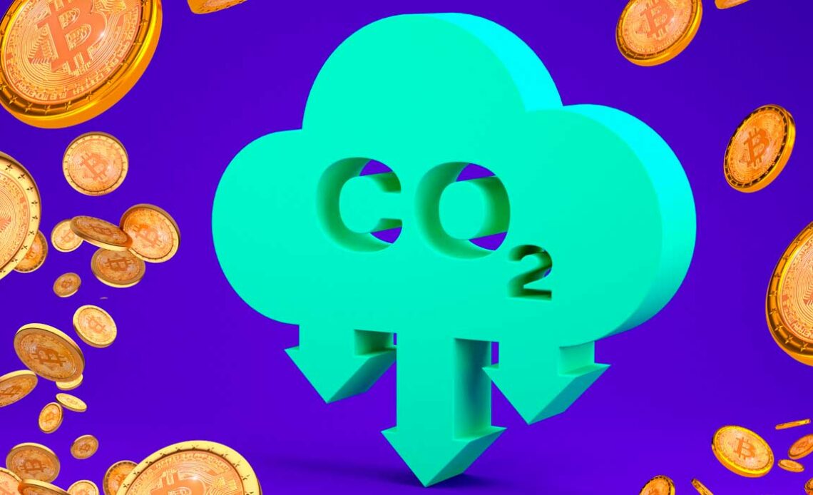 Ilustração sobre crédito de carbono
