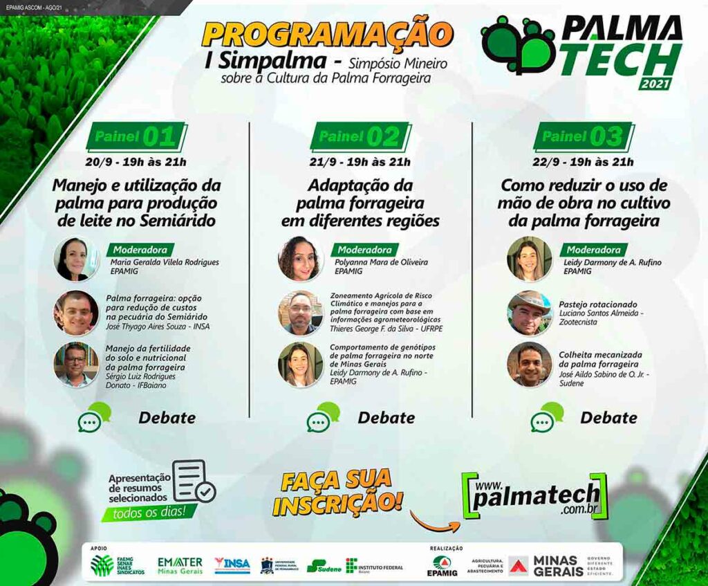 Programa do II Palmatech - Epamig