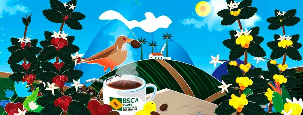 Ilustração do Cup of Excellence 2021