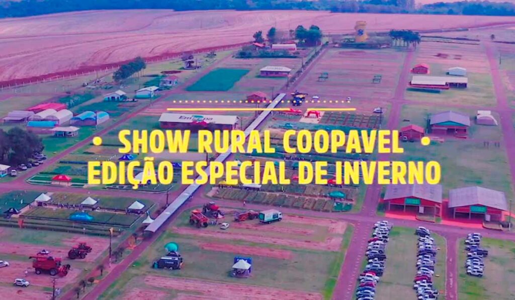 Chamada para o Show Rural Coopavel Edição de Inverno