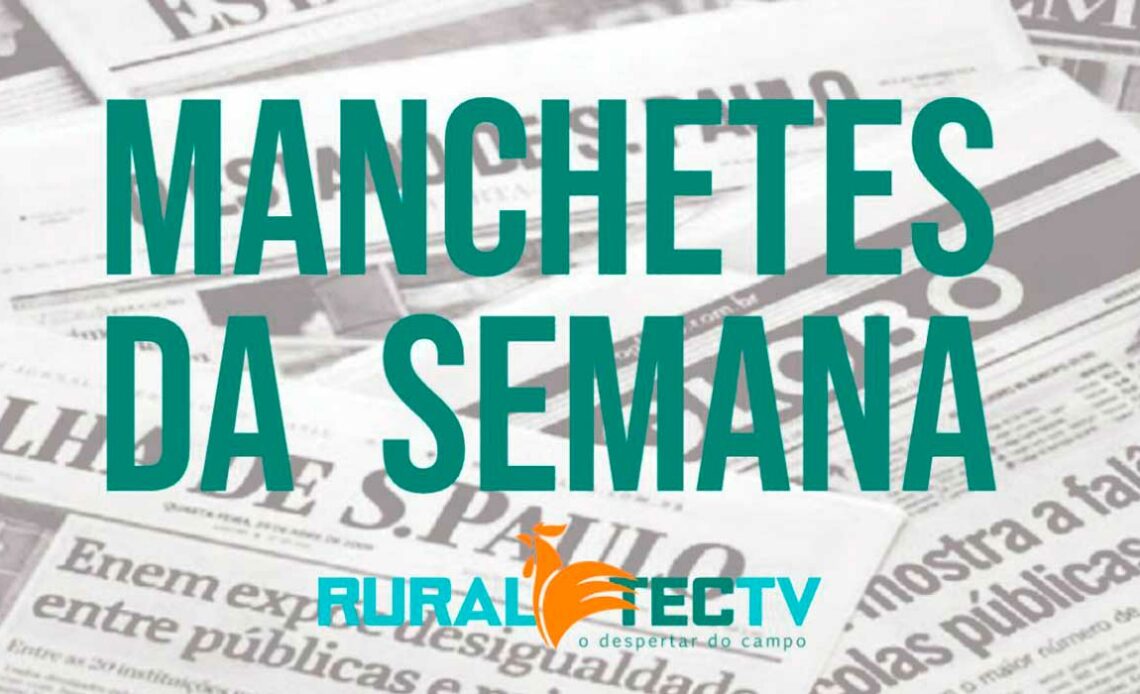 Manchetes da semana - 21 a 27-08-2021