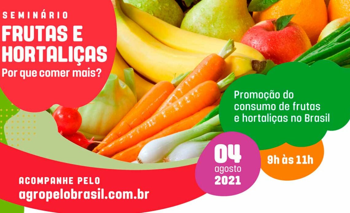 Chamada para o Seminário de Frutas e Hortaliças