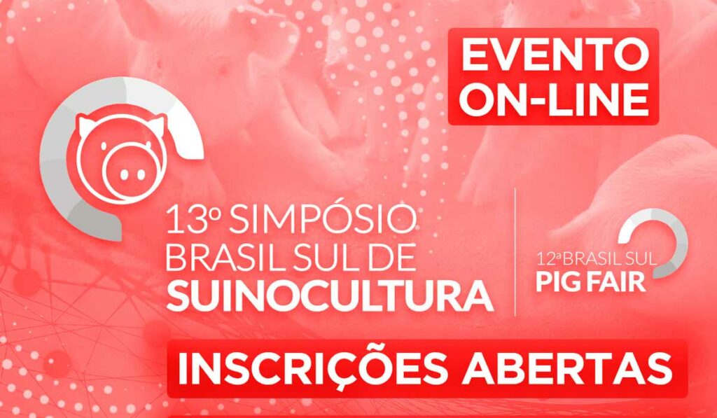 Chamada para o 13º Simpósio Brasil Sul de Suinocultura