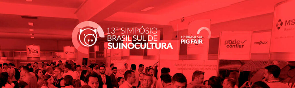 Banner do 13º Simpósio Brasil Sul de Suinocultura