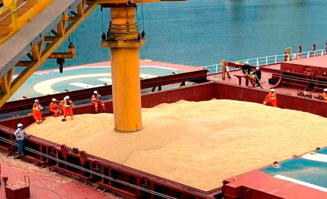 Exportação de grãos da Amaggi