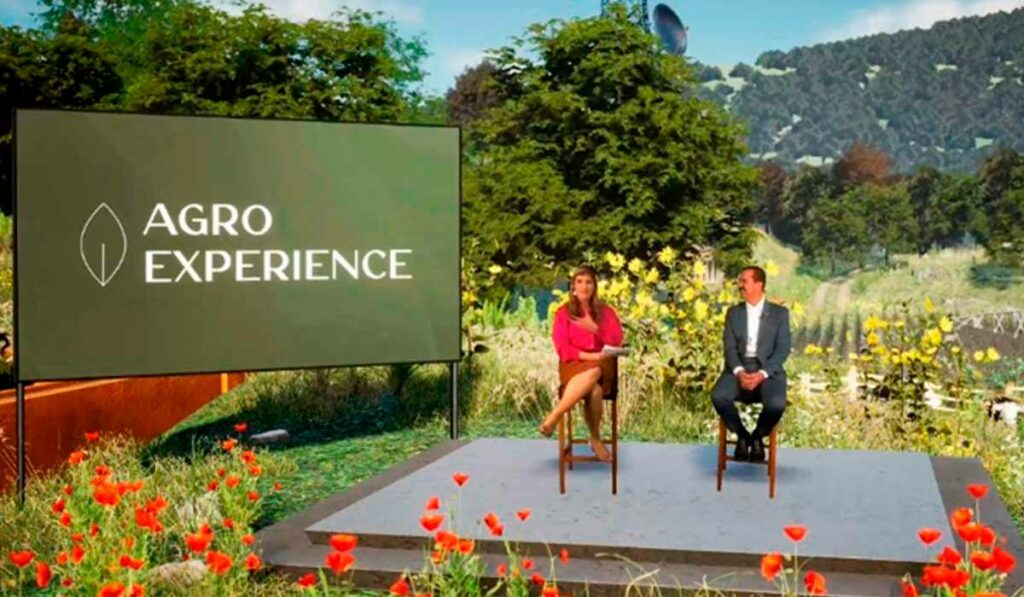 Cenário virtual do Agro Experience 2021