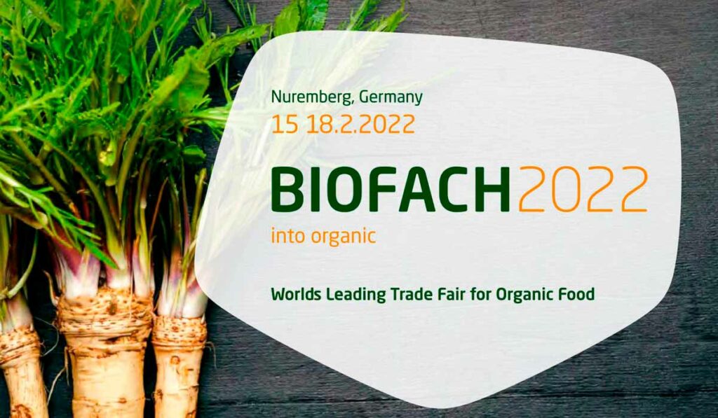 Chamada para a Biofach 2022