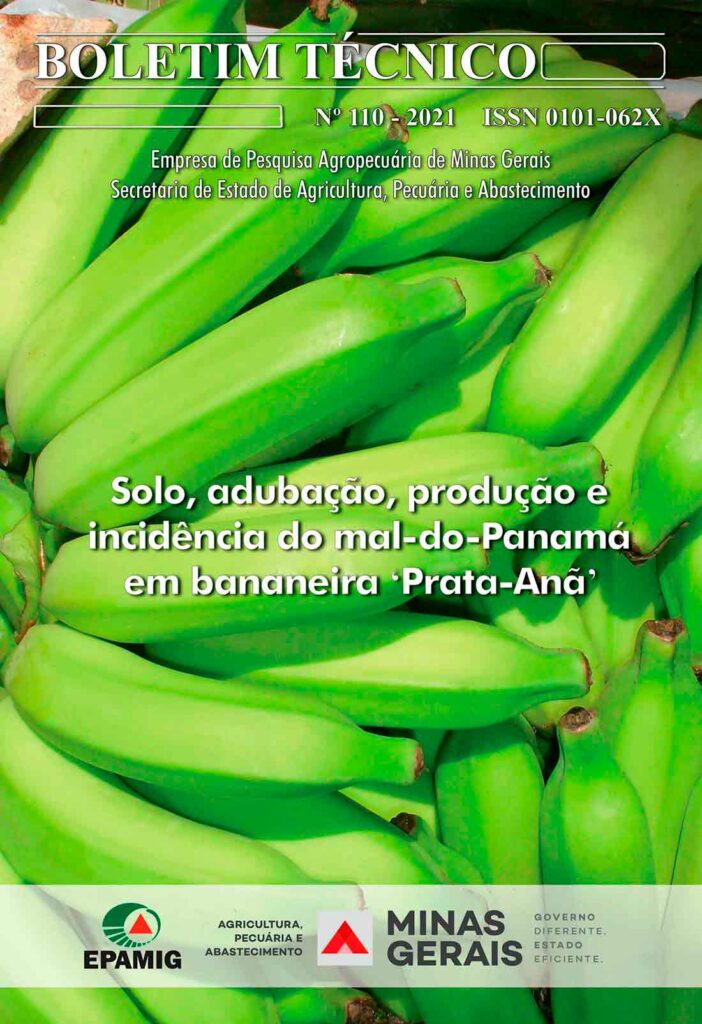 Capa do Boletim Técnico da Epamig sobre o manejo do bananal no controle do Mal do Panamá