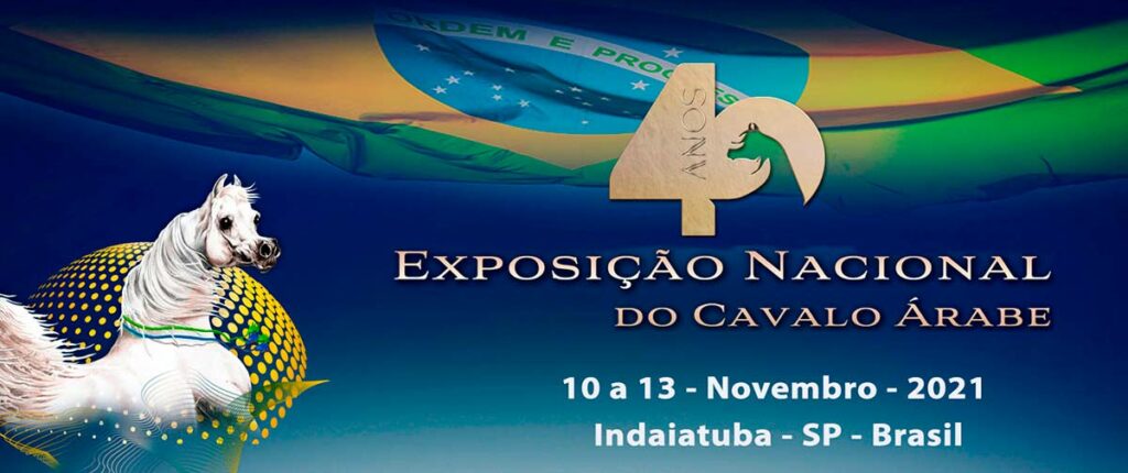 Chamada para a 40ª Exposição Nacional do Cavalo Árabe