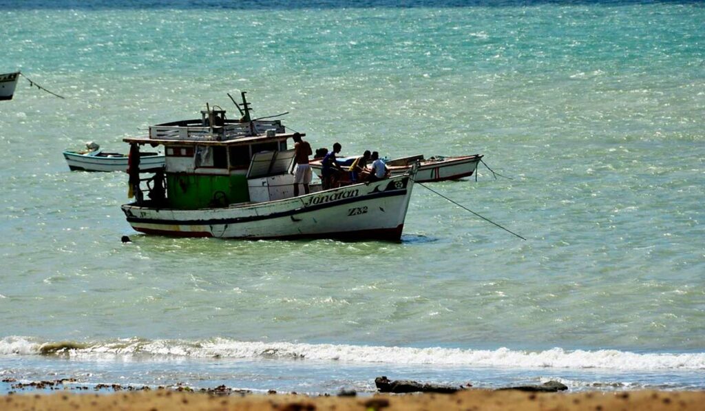 A pesca é atividade tradicional no local