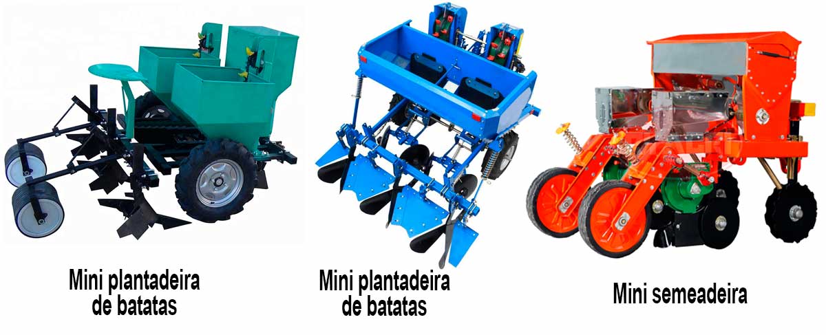 Plantadeiras de batatas e semeadeira chinesas de pequeno porte