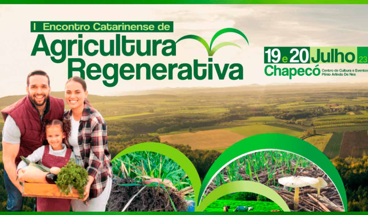 Chamada para o I Encontro Catarinense de Agricultura Regenerativa da Epagri