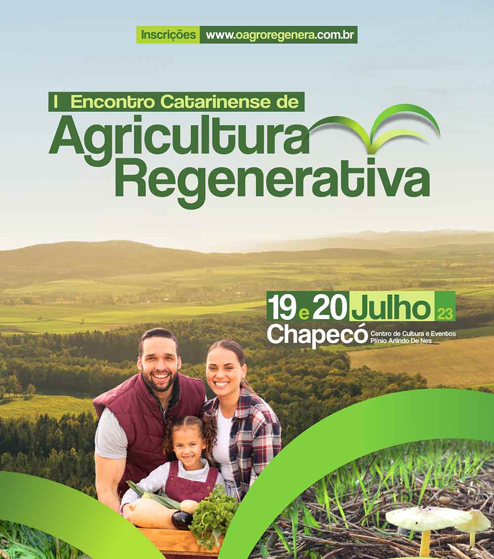 Chamada para o I Encontro Catarinense de Agricultura Regenerativa da Epagri