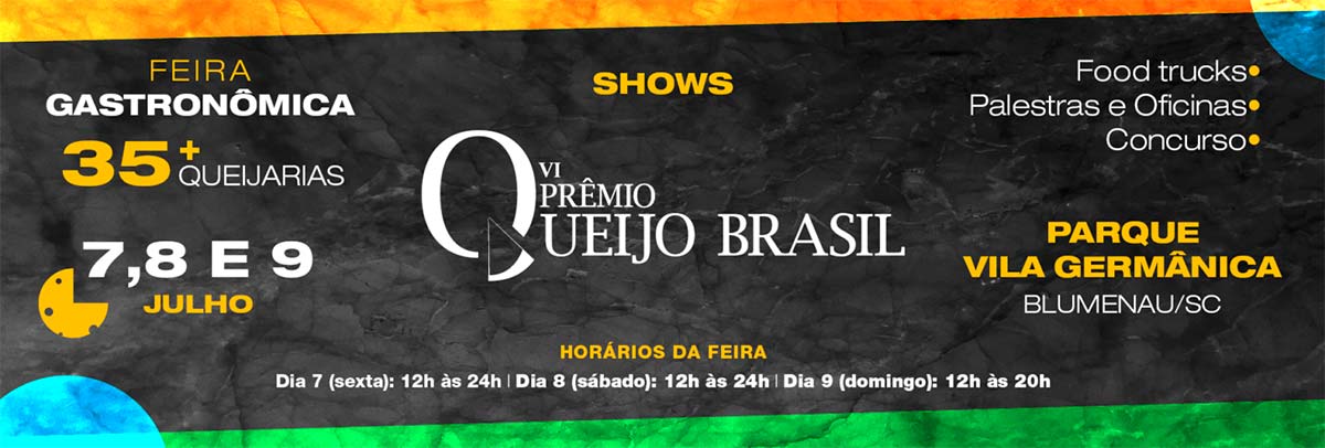 Banner do Premio Queijo Brasil