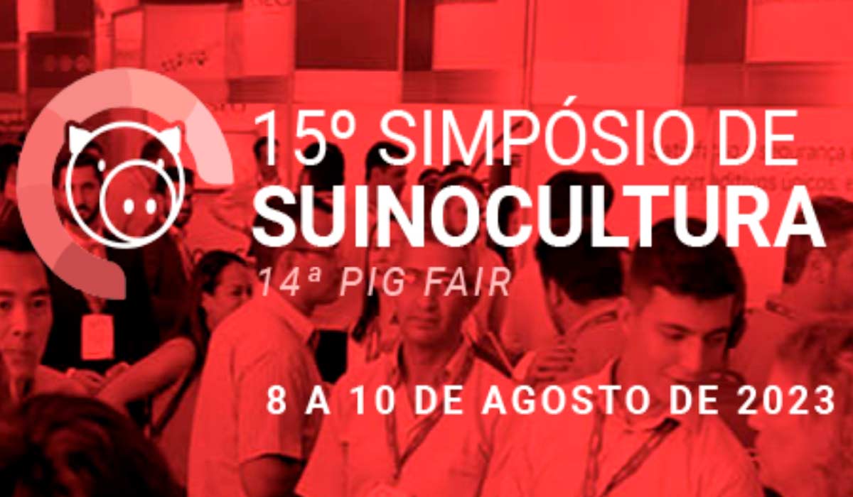 Banner do 15º Simpósio Brasil Sul de Suinocultura (SBSS)