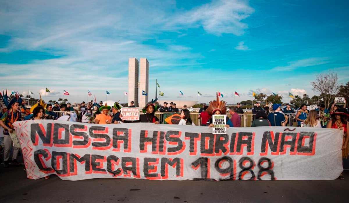 Manifestação indígena