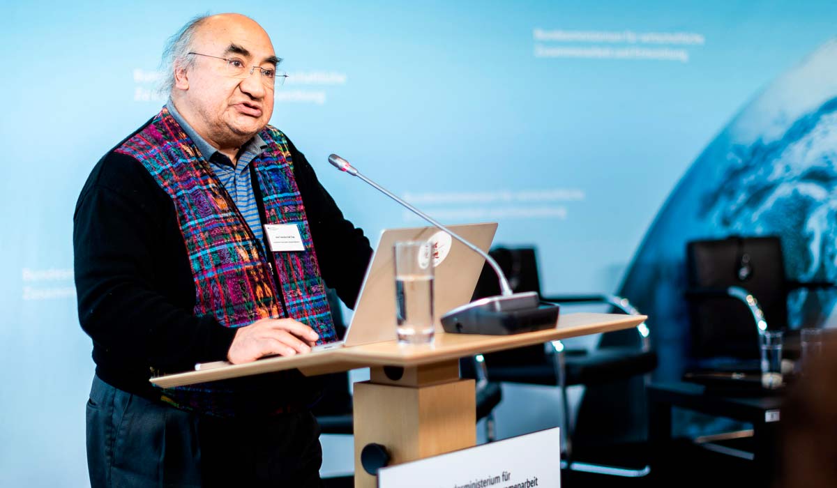 Relator especial da ONU sobre Direitos dos Povos Indígenas, José Francisco Calí Tzay