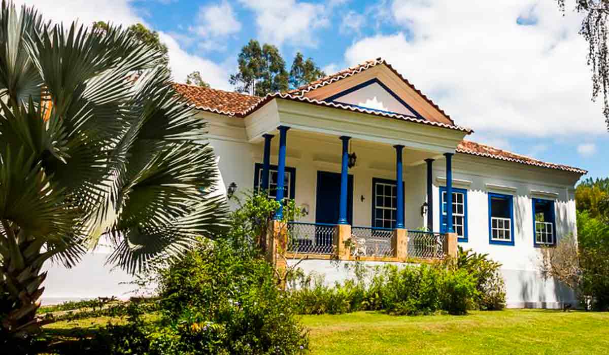 Sede da Fazenda Florença em Conservatória, Valença/RJ