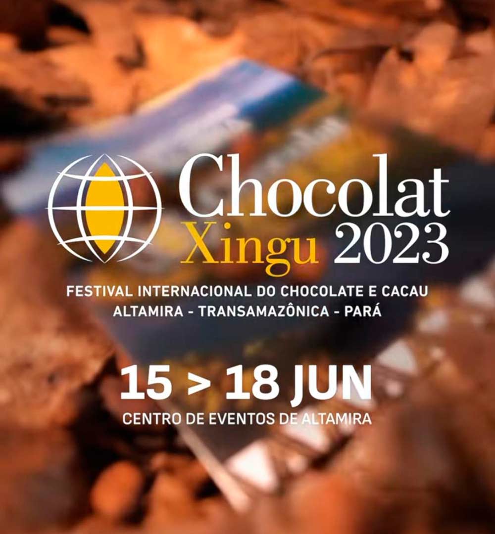 Chamada para o Chocolat Xingu 2023