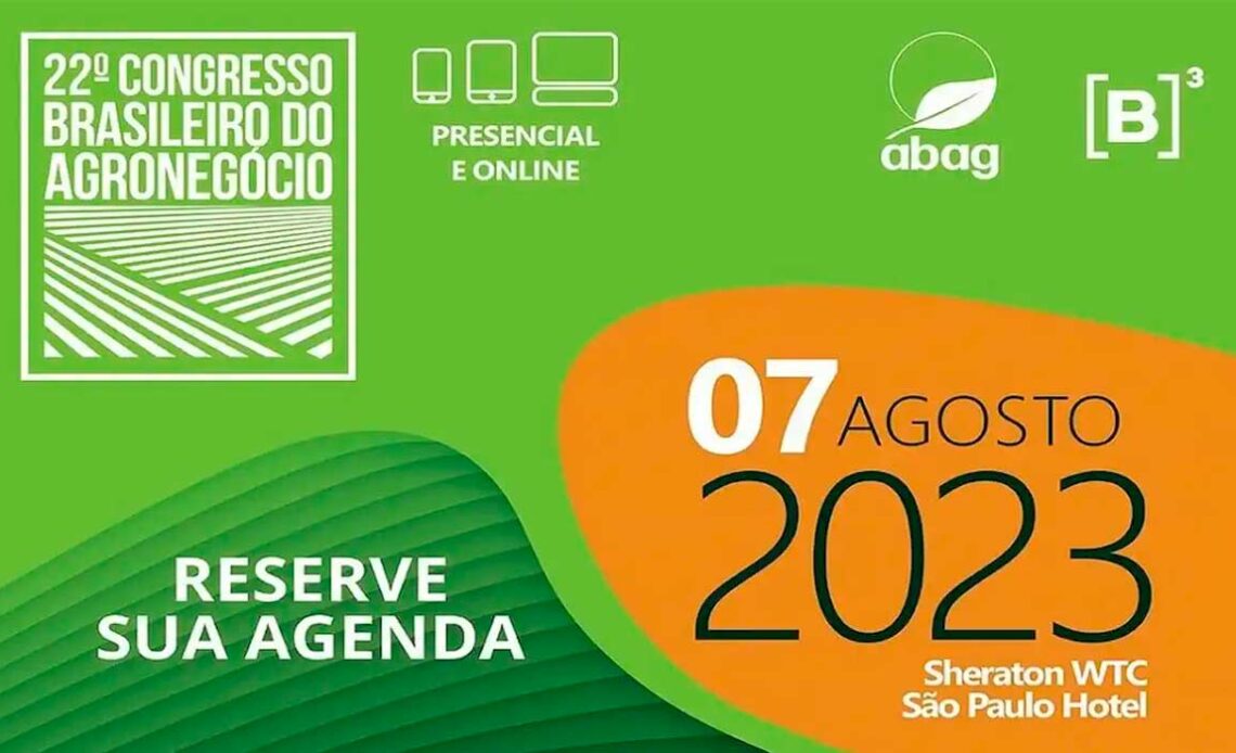 Chamada para o 22º Congresso Brasileiro do Agronegócio