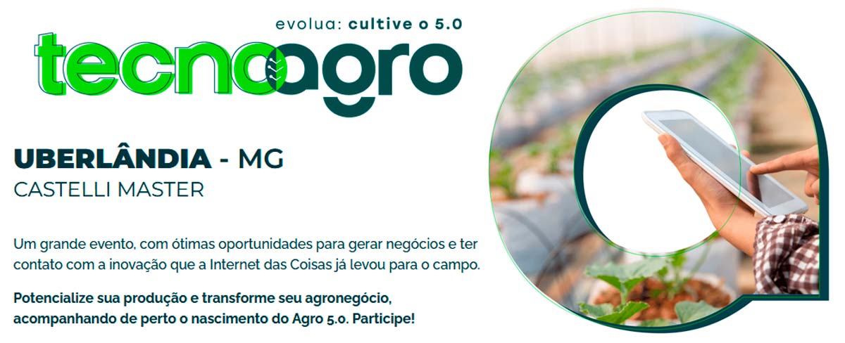 Banner do TecnoAgro 2023 Uberlândia