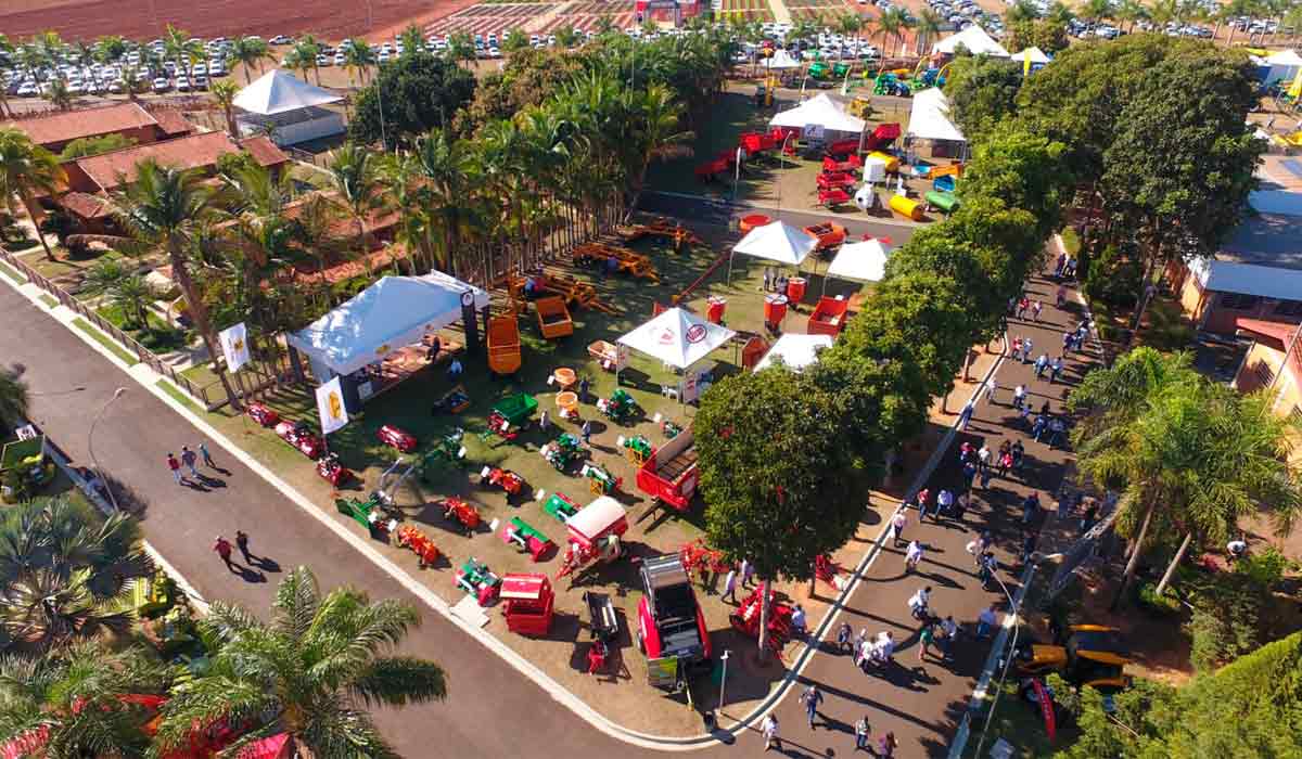 Vista aérea da Coopercitrus Expo