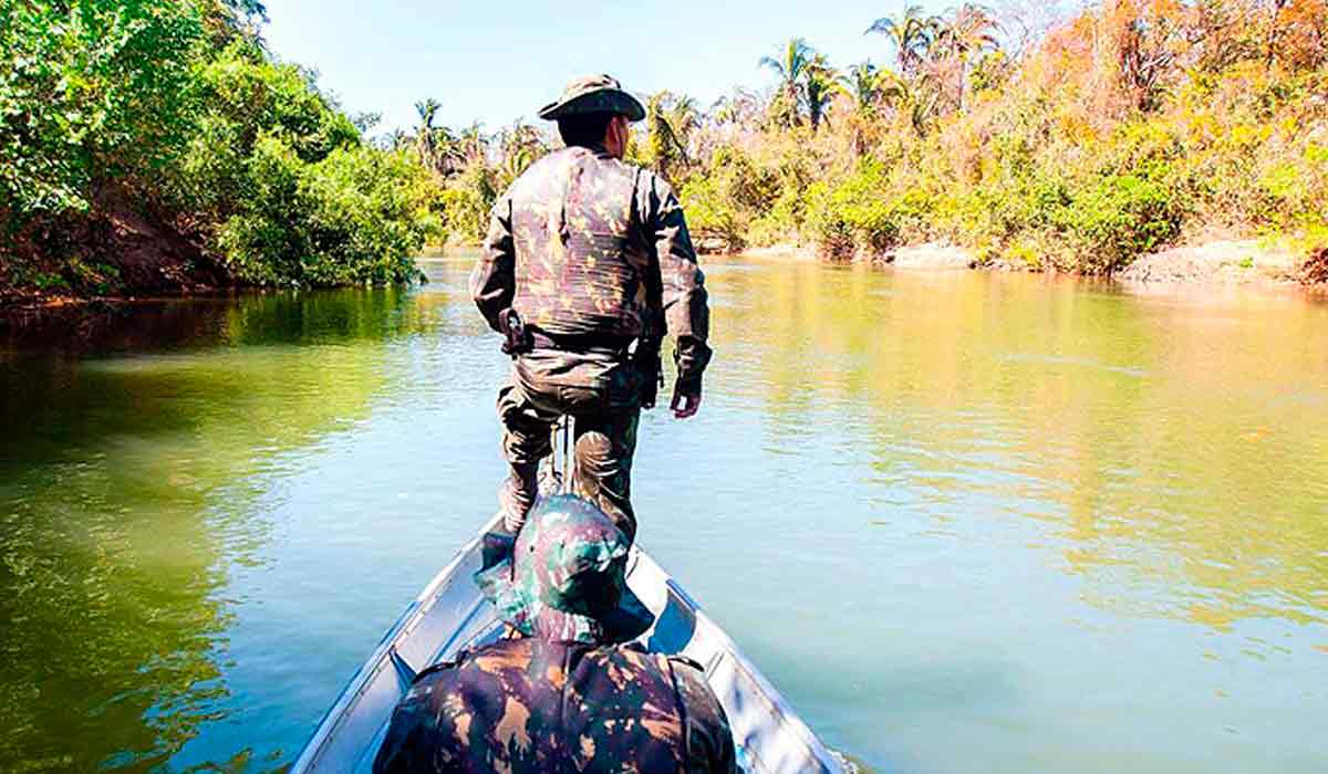 Polícia Ambiental do MT em ação de fiscalização