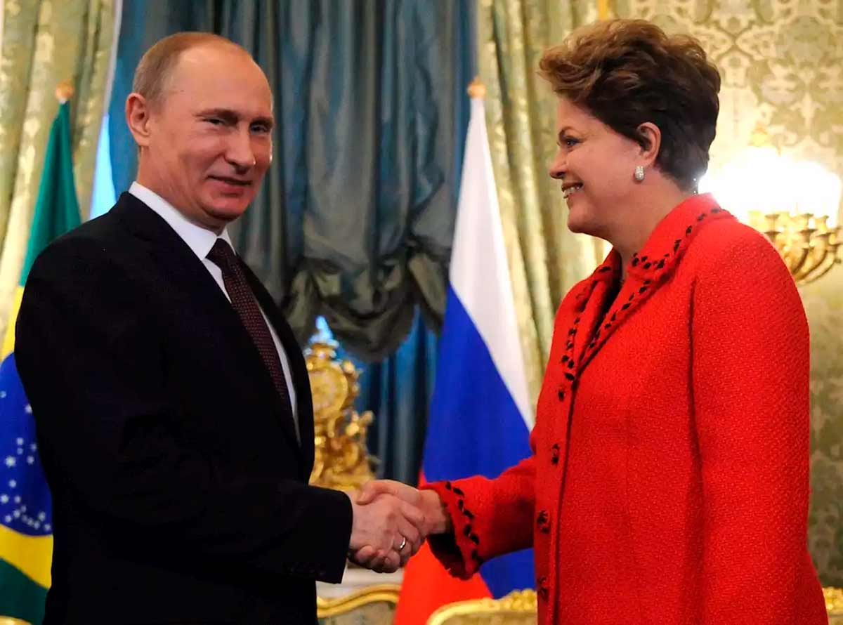 Putin e Dilma na cúpula Rússia-África em São Petesburgo