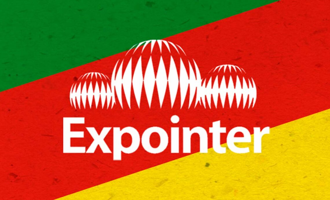 Logo da Expointer com bandeira gaúcha