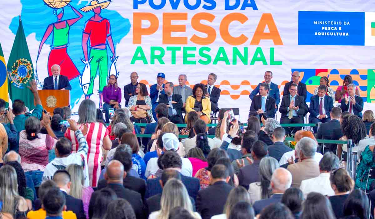 Seção de lançamento do programa no Palácio do Planalto